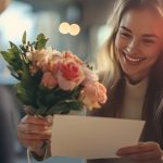 montar uma mensagem para acompanhar flores