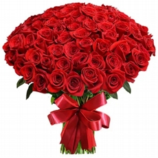 Mega Buquê de 100 Rosas Vermelhas