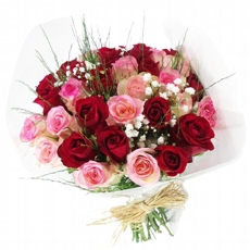 Buquê Simétrico com 30 Rosas